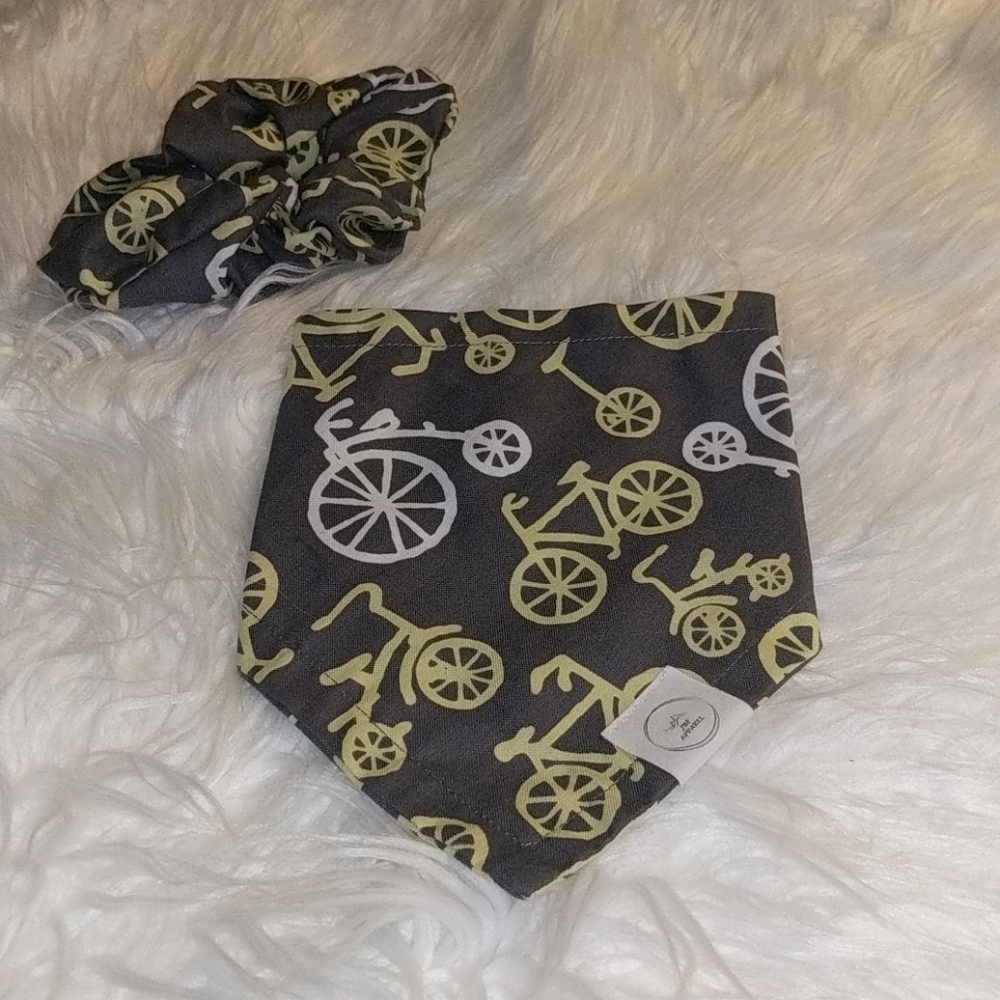 NWOT JBF Apparel Bandana and Scrunchie